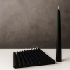 Tapered Dinner Candle 26cm Black