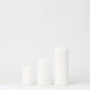 White Flathead Candles