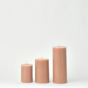 Brown Flathead Candles