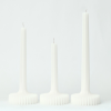 White Genie Candles Set of 3