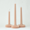 Brown Genie Candles Set of 3