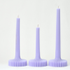 Purple Genie Candles Set of 3