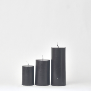 Black Flathead Candles